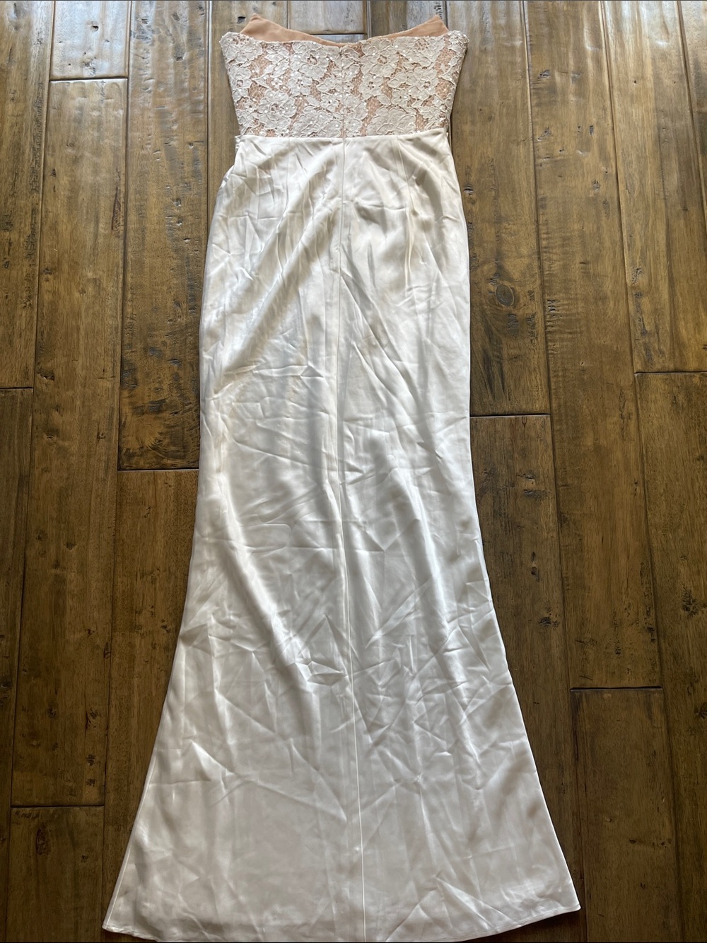 Sau Lee Blair Lace Dress in White Maxi - Picture 8 of 10